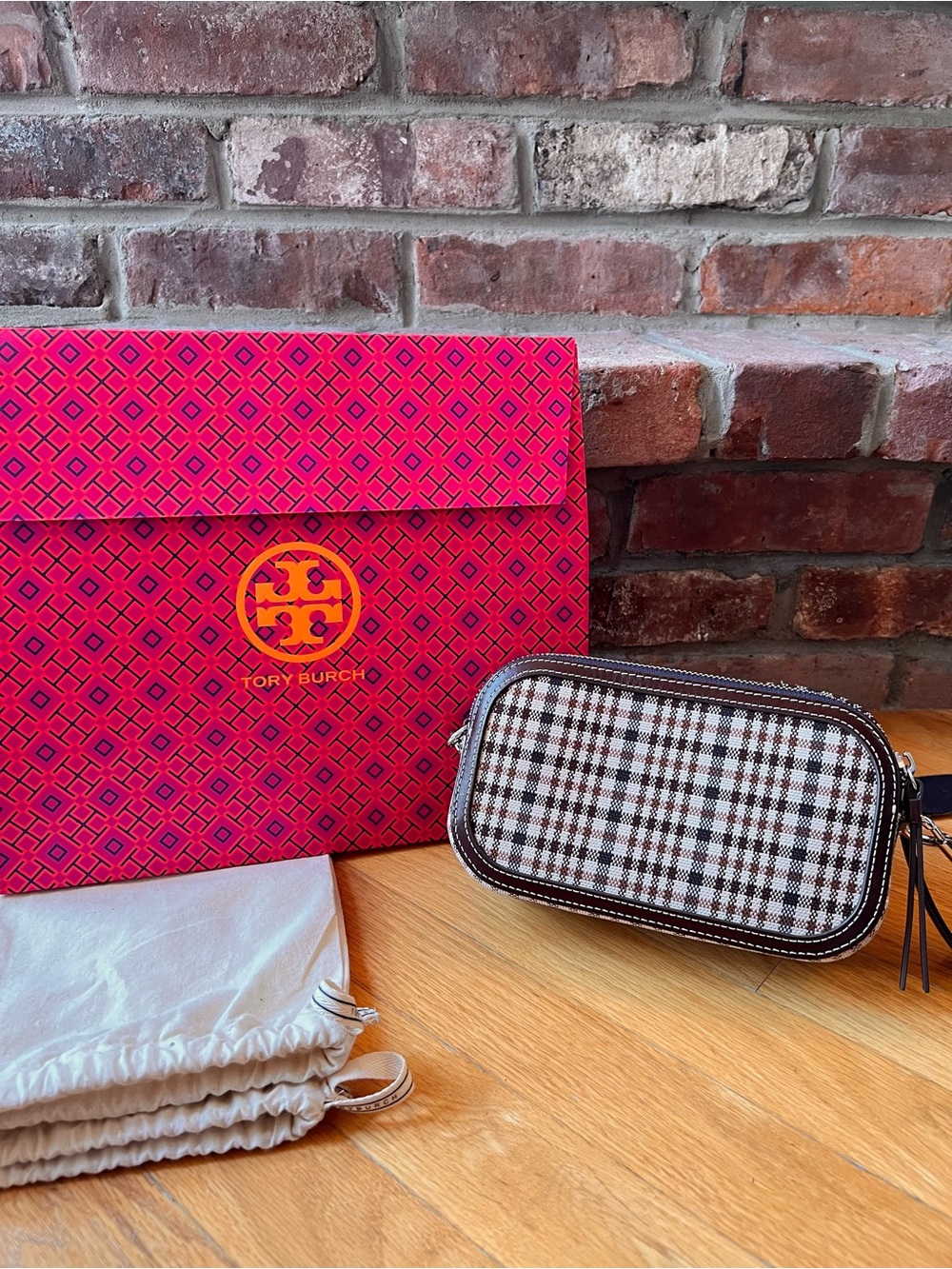 Tory Burch Multicolor Miller Plaid Mini Crossbody Bag - Picture 2 of 15